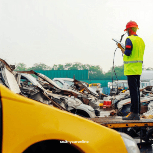 A car auction taking place